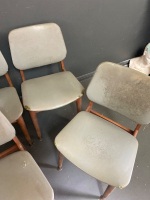 6 x Grey Mid Century Chairs - 3