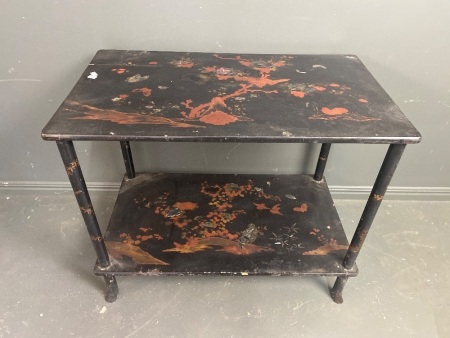 Chinoiserie Table with Mother of Pearl Inserts