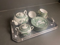 Bone China Japanesse Dragon Tea Set - 2