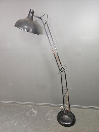 Large Standing Industrial Style Lamp