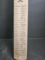 Signed Broncos Football and Signs Bulls Cricket Bat - 2