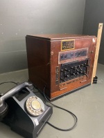 Mid Century Telephone Exchange with Bakelite Phone - 4