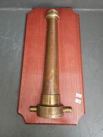 Copper/Brass Mounted Half Fire Hose Nozzle - 4