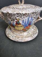 Crown Corona Enland Teapot and Stand - 2