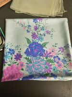 6 Silk Scarves Made in France & Switzerland - 2