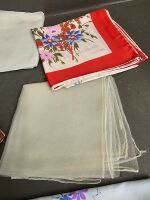 6 Silk Scarves Made in France & Switzerland - 5