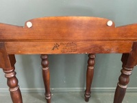 Half Moon Table with Drawer - 4