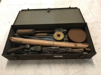 Plumbers Toolbox with Soldering Irons Etc