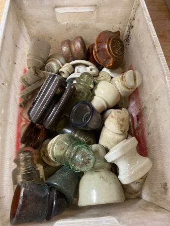 Lot of electrical insulators