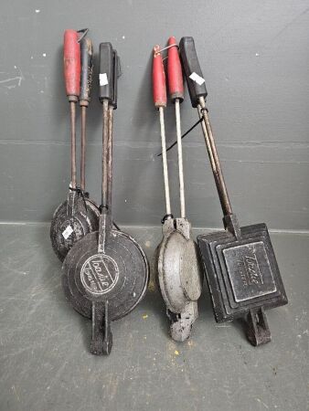 Four Vintage Toastie Toasters