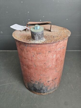 Vintage Galvanised Fuel Can