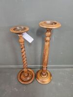 2 Pine Plant Stands