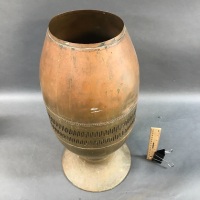 Large Vintage Brass & Copper Vase/Stick Stand - 2