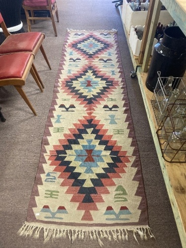 Floor Hall Runner Aztec Design