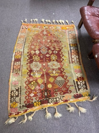 Small Hand Knotted Persian Style Rug