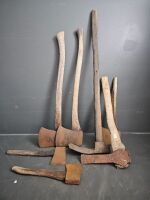 Lot of Various Axes, Hackets and Adze