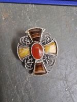 Agate Bracelet, Cross & Brooch - 2