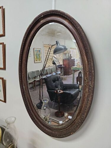 Victorian Oval Mirror