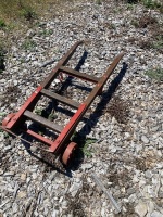 Timber Ladder Baggage Trolley