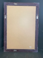 Silver Framed Bevelled Glass Wall Mirror - 2