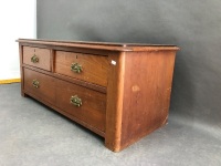 Vintage Red Cedar 3 Drawer Lowboy - 2