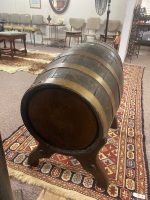 Wine Barrel on Stand - 4