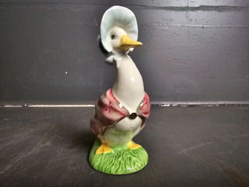 Beswick Ware Beatrix Potter Jemima Puddle - Duck Special Edition Gold Figurine