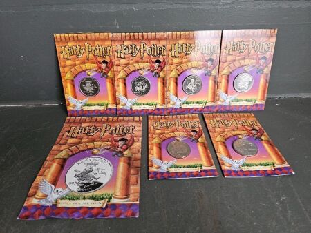 Harry Potter 6 Coin Set - Official Legal Tender Coins based on The Philosophers Stone