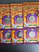 Harry Potter 6 Coin Set - Official Legal Tender Coins based on The Philosophers Stone - 6