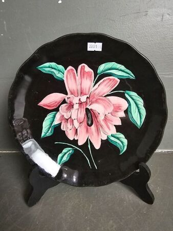 Royal Staffordshire Clarice Cliff Orchid Plate