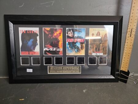 Mission Impossible Tom Cruise Framed Film Cells