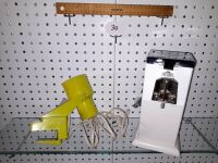 Wall Mounted Retro Ice Shaver, Clamp on Retro Bed- Light, Nos - 2