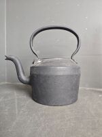 Cobblers Shoe Jack, Cast Glue Pot & Cast Iron Kettle (no lid) - 5