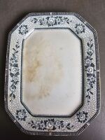 Four Serving Platters and Cane Serving Tray - 5