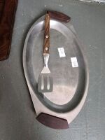 Mid Century Platters and Cheese Server - 2