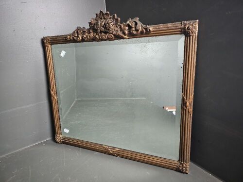 Bevelled glass Mirror in Ornate Frame