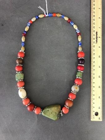 Trade Bead, Agate & Turquoise Necklace