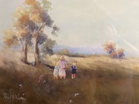 Children in Landscape by Robyn Redman - 2