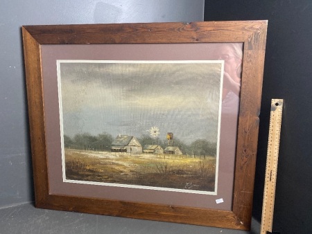 Farm Scene by Unknown Artist