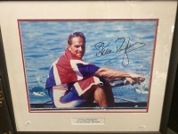 Sir Steve Redgrave Signed Framed Photo, Autobiography & Sydney 2000 Olympic Pin - 2