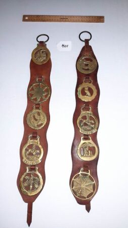 Pair of Vintage Horse Brasses