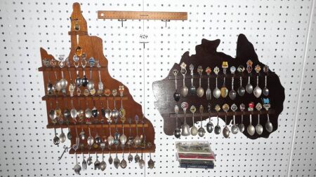 Timber Australia and Queensland Spoon Displays with Spoons