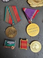 Soviet, E Germany, Hungary Military Badges & Medals - 2