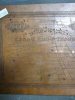 Rare Original Bond Certificate Printing Plate Brass - 3