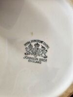 Johnson Bros China Chamber Pot and Green Enamel Chamber Pot - 4