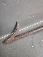 Hand Forged Iron Poker or Gaff - 3