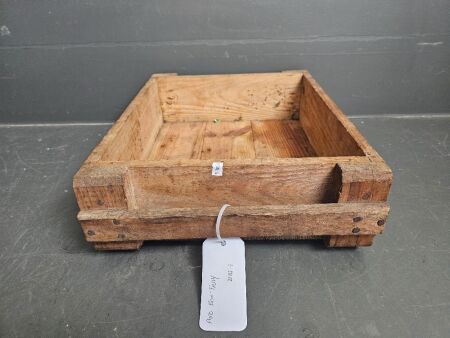 Wooden Ammunition Box Tray