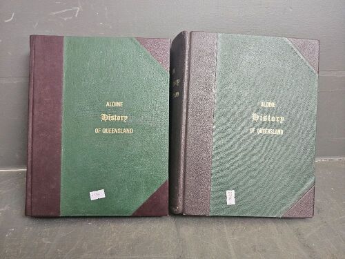 Vol 1 & 2 Aldine History of Queensland Hard Cover Books