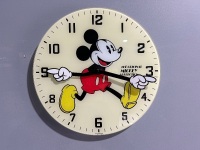 Disney Mickey Mouse Clock - glass