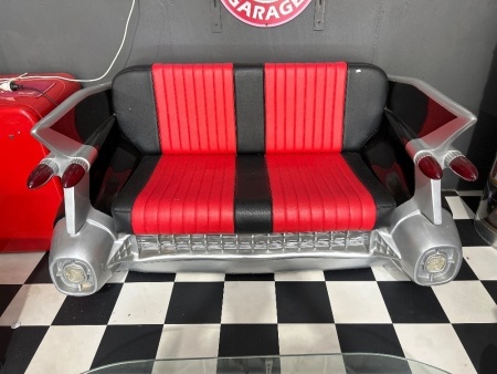 Retro Man Cave Batmobile Sofa